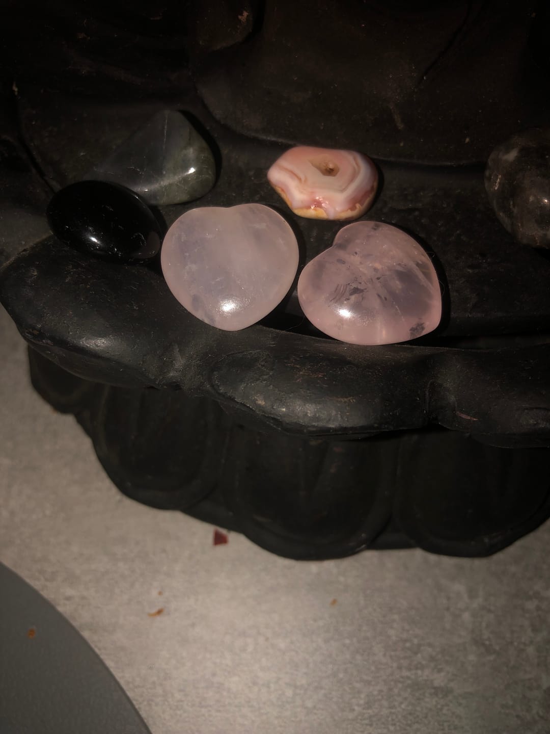 Customer photo review of Rose quartz - Heart