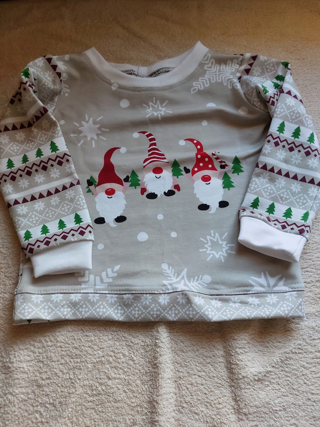 Customer photo review of Smooth Tubular Cuffing Fabric
