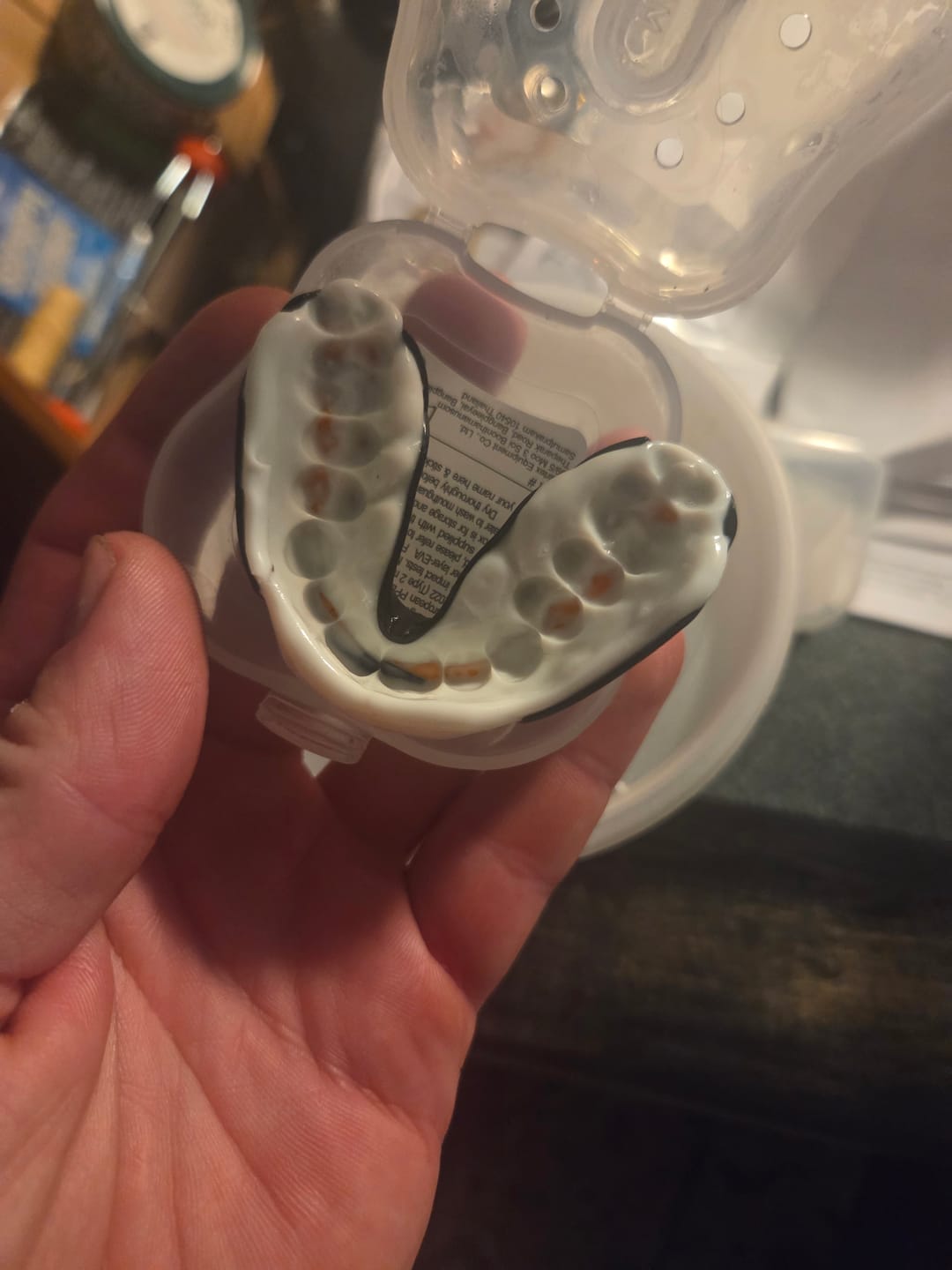Customer photo review of Fairtex MG3 Gel Mouth Guard Protection