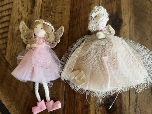 Customer photo review of Handcrafted Smiling Pearl Angels for Hope & Blessings