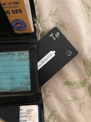 Customer photo review of SPOTMINDERS. Tracking Card PRO
