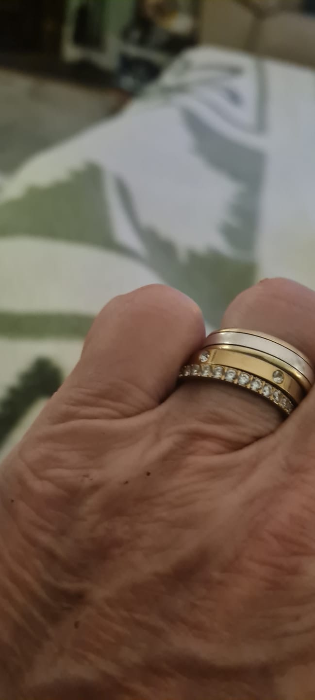 Customer photo review of Eternity Band Ring