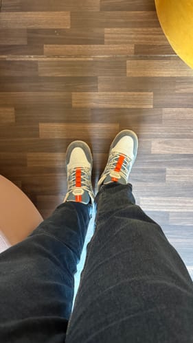 Customer photo review of Street Skate 2.0 Blue Mid Top Premium Flat Sole Sneakers