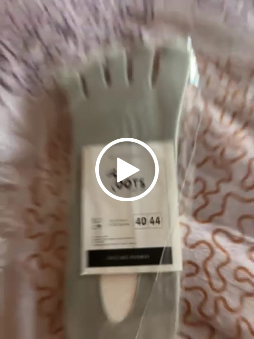 Customer video review of Calcetines invisibles 5 dedos- Pinkies