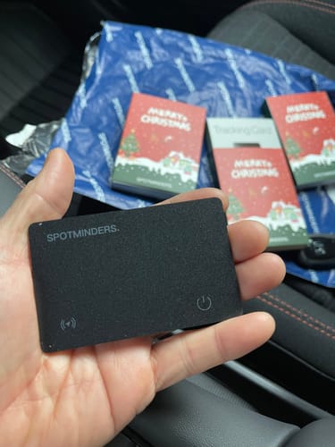 Customer photo review of SPOTMINDERS. Tracking Card