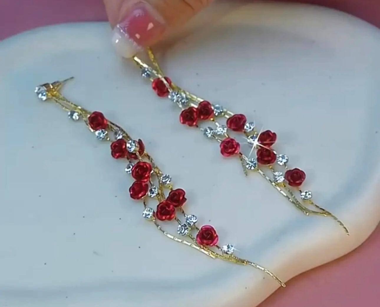 Customer photo review of Terra Earrings