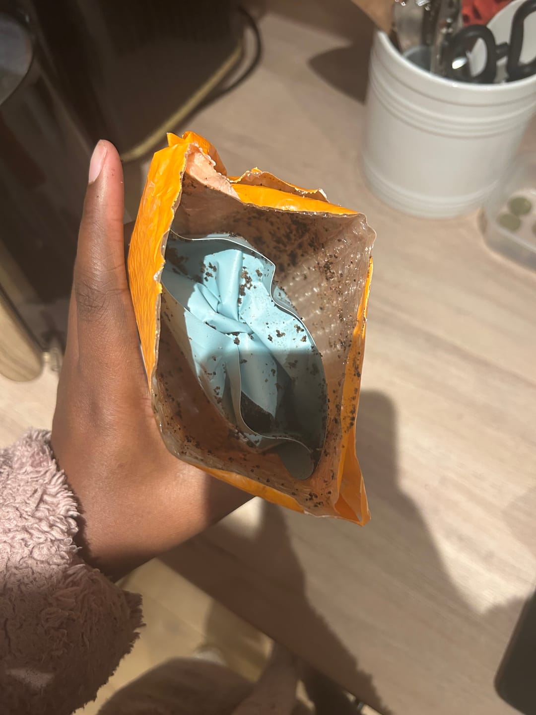 Customer photo review of Chocolate Orange Coffee Body Exfoliator