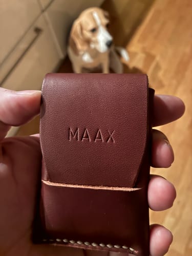 Customer photo review of Slimmad plånbok i äkta läder