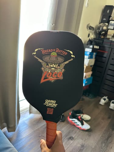 Customer photo review of The Loco 16mm Pickleball Paddle- Elongated (PRE-ORDER) (READ DESCRIPTION)