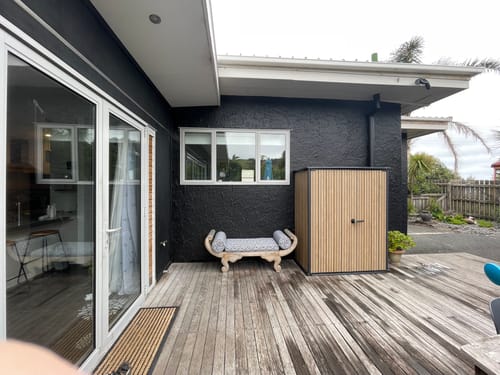 Customer photo review of Venetian High Store Plus Shed Brown - Signature Collection