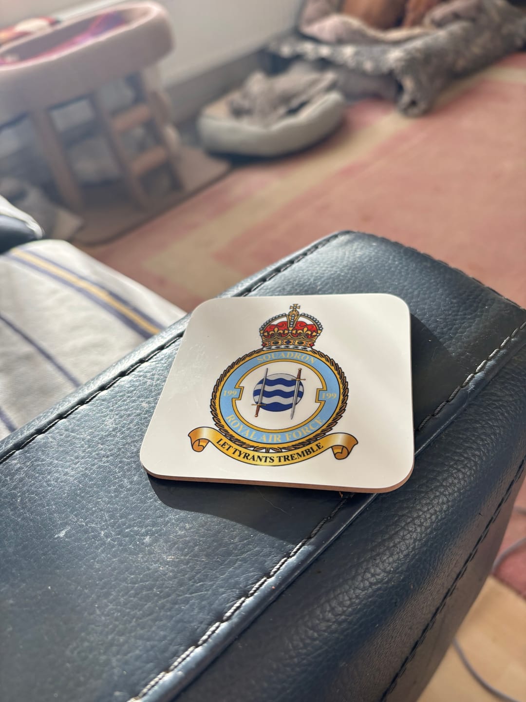 Customer photo review of RAF Station Squadron Coaster