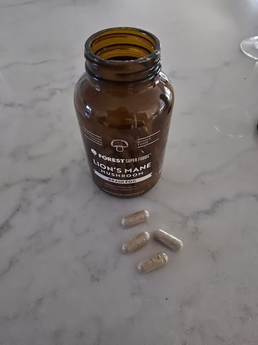 Customer photo review of Lions Mane Whole Mushroom Capsules