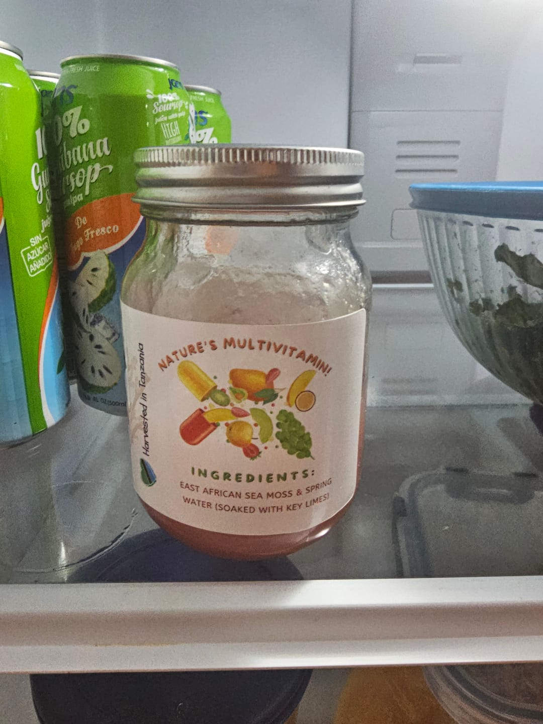 Customer photo review of PURPLE East African Sea Moss Gel (unflavored)