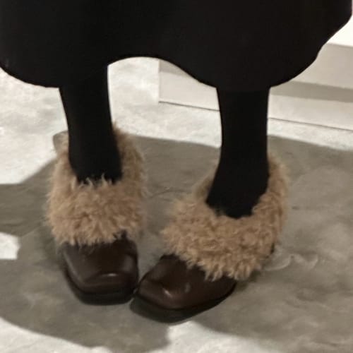 Customer photo review of Square Furry Mary Jane