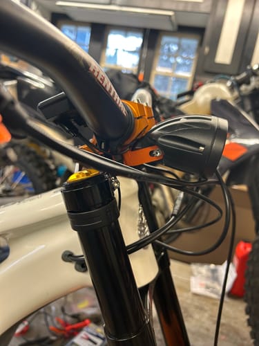 Customer photo review of Headlight Bracket for Surron, Segway, Talaria, E-Ride Pro