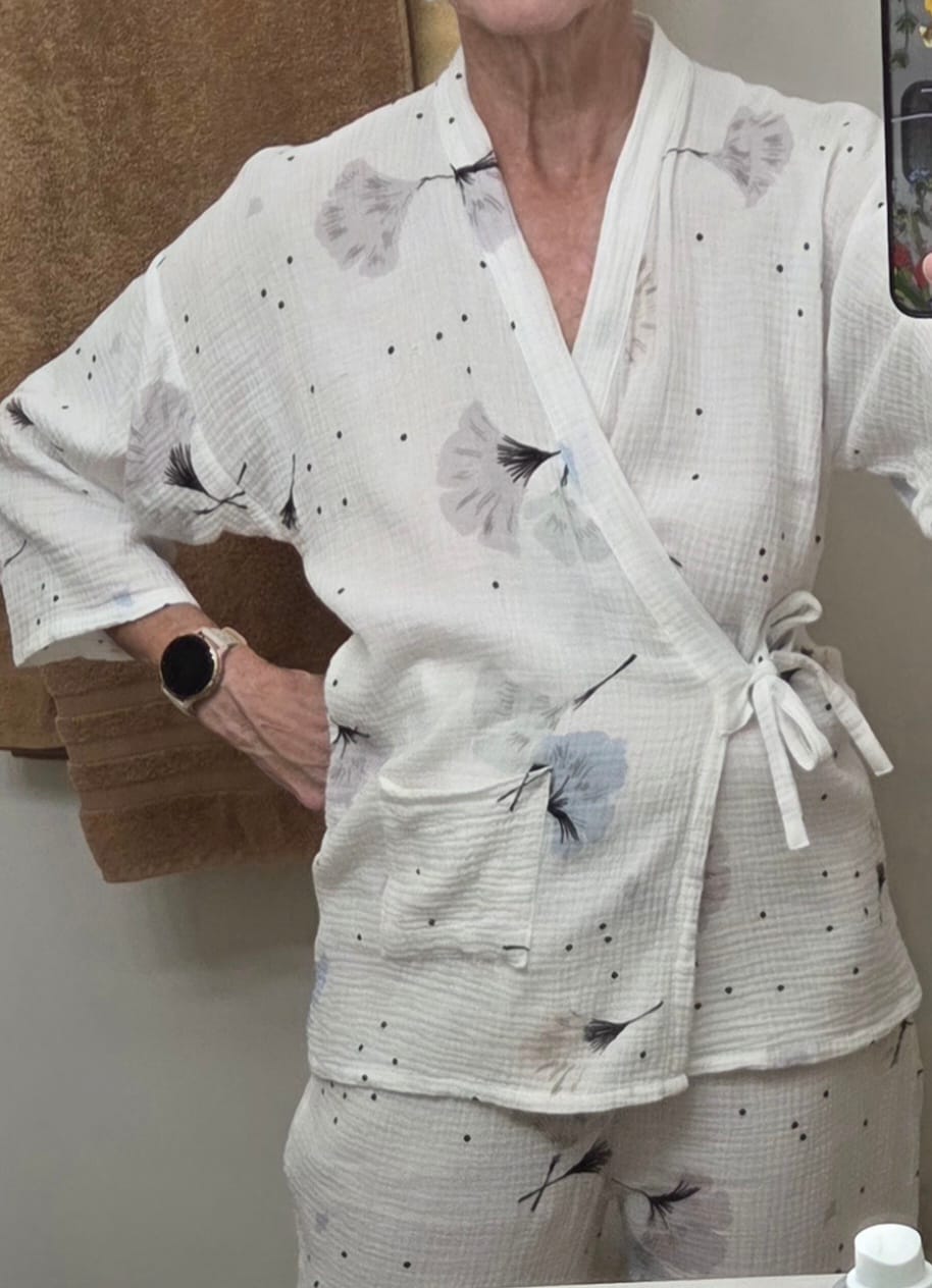 Customer photo review of Kimono Pajamas for Women