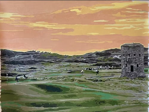 Customer photo review of Custom Landscape Paint By Numbers