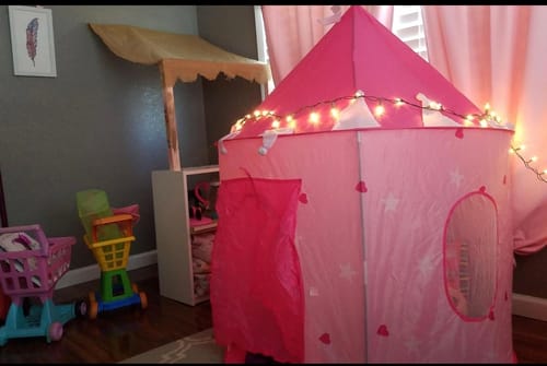 Customer photo review of 🩷 Carpa Castillo de Princesa – El Espacio Mágico Donde Tu Niña Sueña y Juega✨
