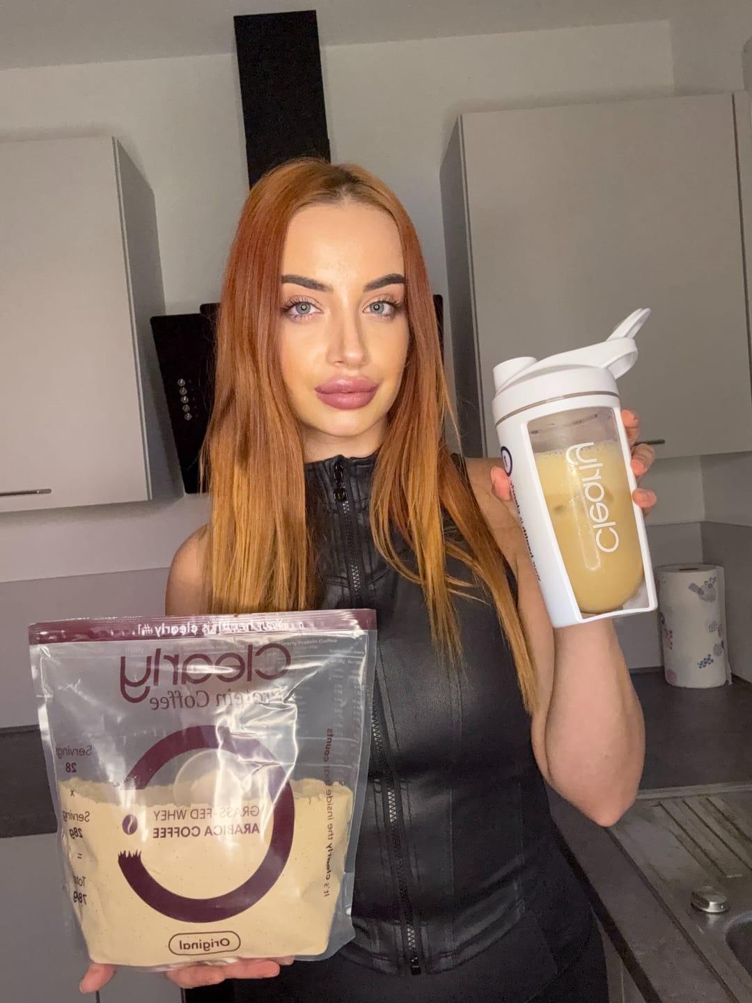 Customer photo review of Protein Iced Coffee