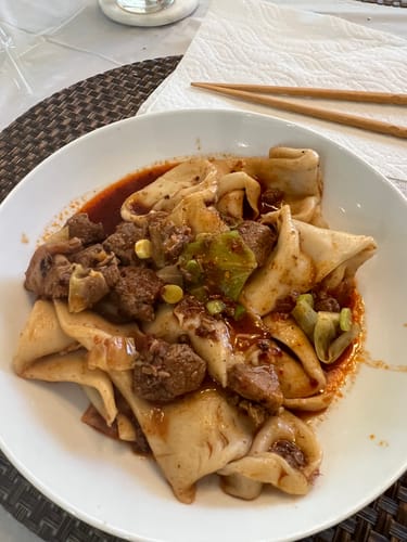 Customer photo review of [N3] Mt. Qi Pork Hand-Ripped Noodles Meal Kit (4 Servings)