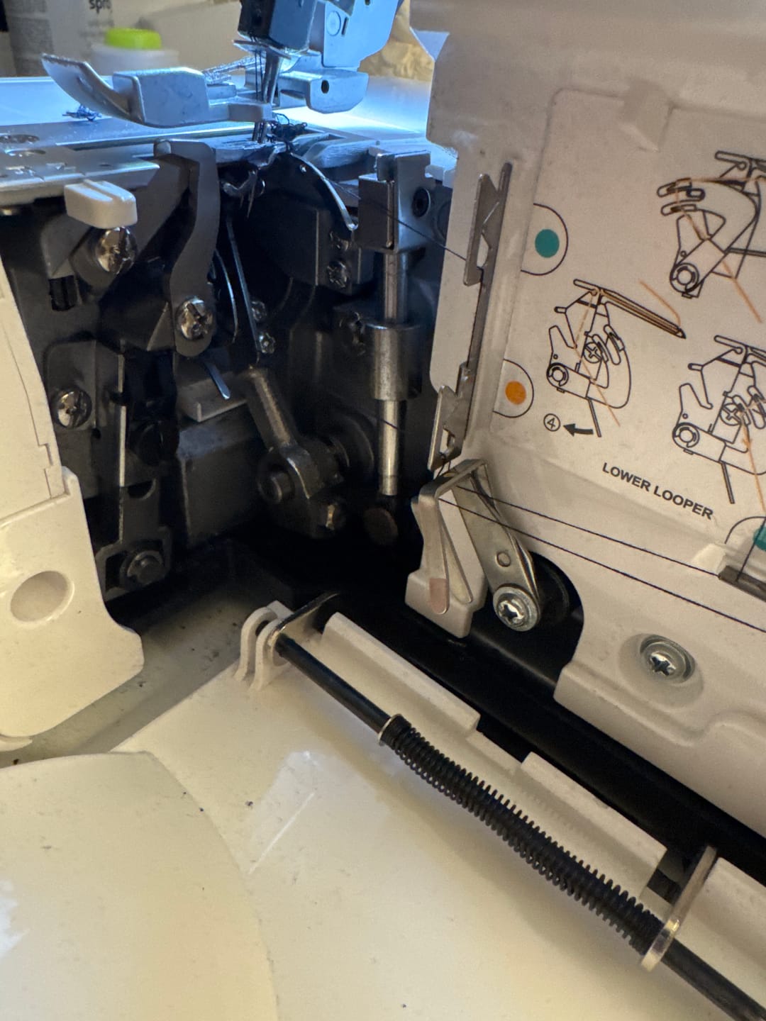 Customer photo review of Wartung / Reparatur Gritzner 788 Overlock