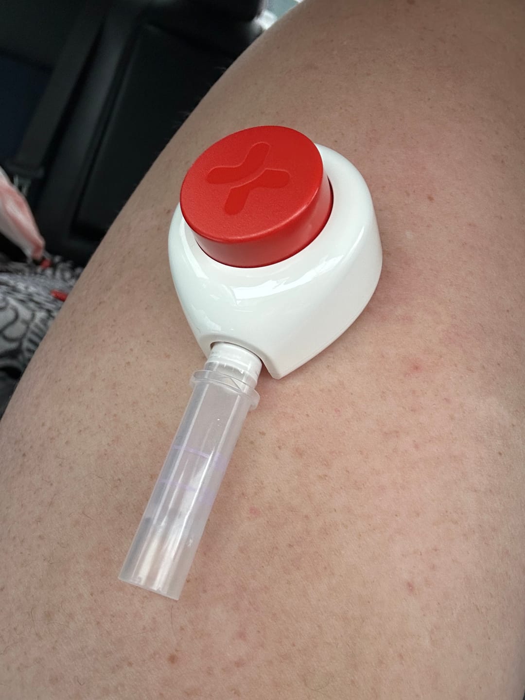 Customer photo review of EarlyReveal Tap DNA Gender Test Over 99% Accurate | Painless & Needle Free