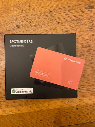 Customer photo review of SPOTMINDERS. Tracking Card PRO