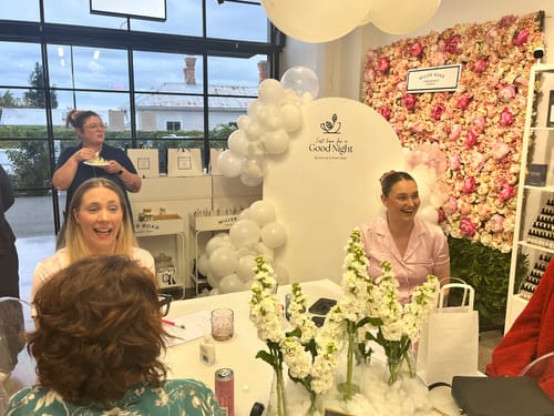 Customer photo review of EVENT Good Night Tea Pajama Party