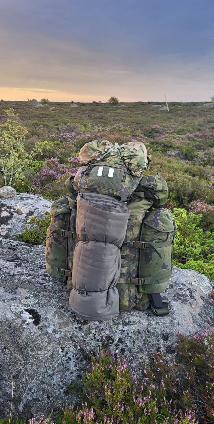 Customer photo review of Kantamus 40L, camo backpack