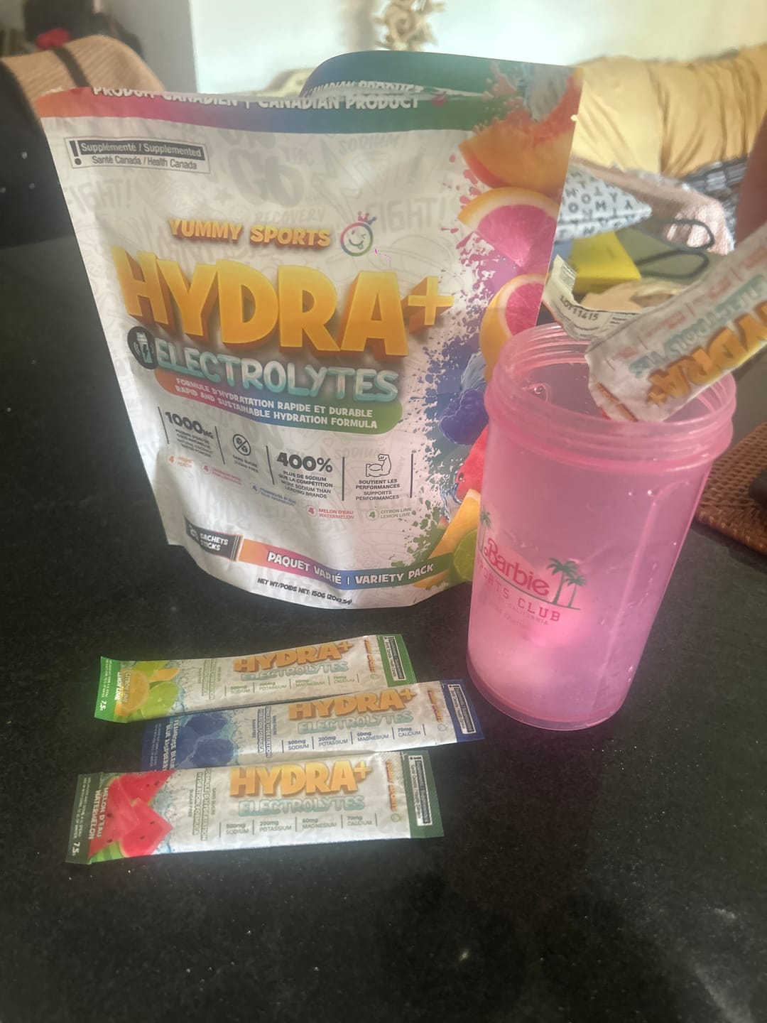 Customer photo review of Yummy Sports - Hydra + Sachet Mixte (20x)