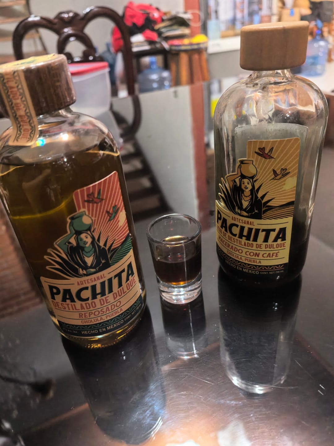 Customer photo review of Paquete 750 mL Joven, Reposado, Blanco 47º y Cristalino