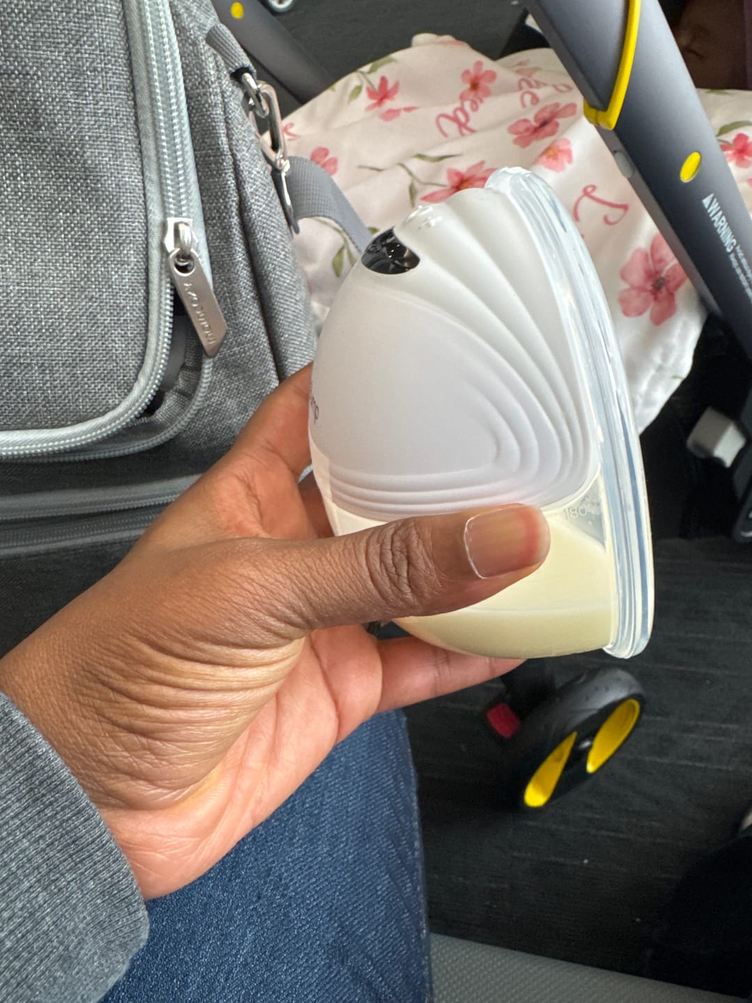 Customer photo review of The Luna© Wearable Breast Pump