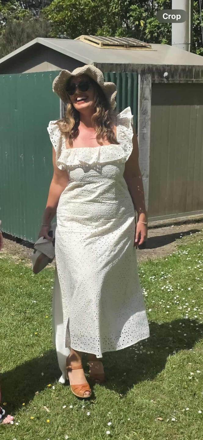 Customer photo review of Bianca Dress | Natural