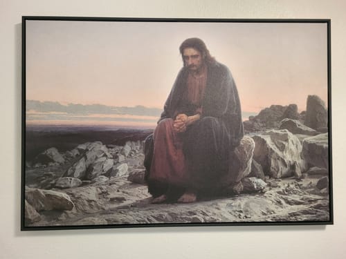 Customer photo review of Christ in the Desert | Iván Kramskói | 1872