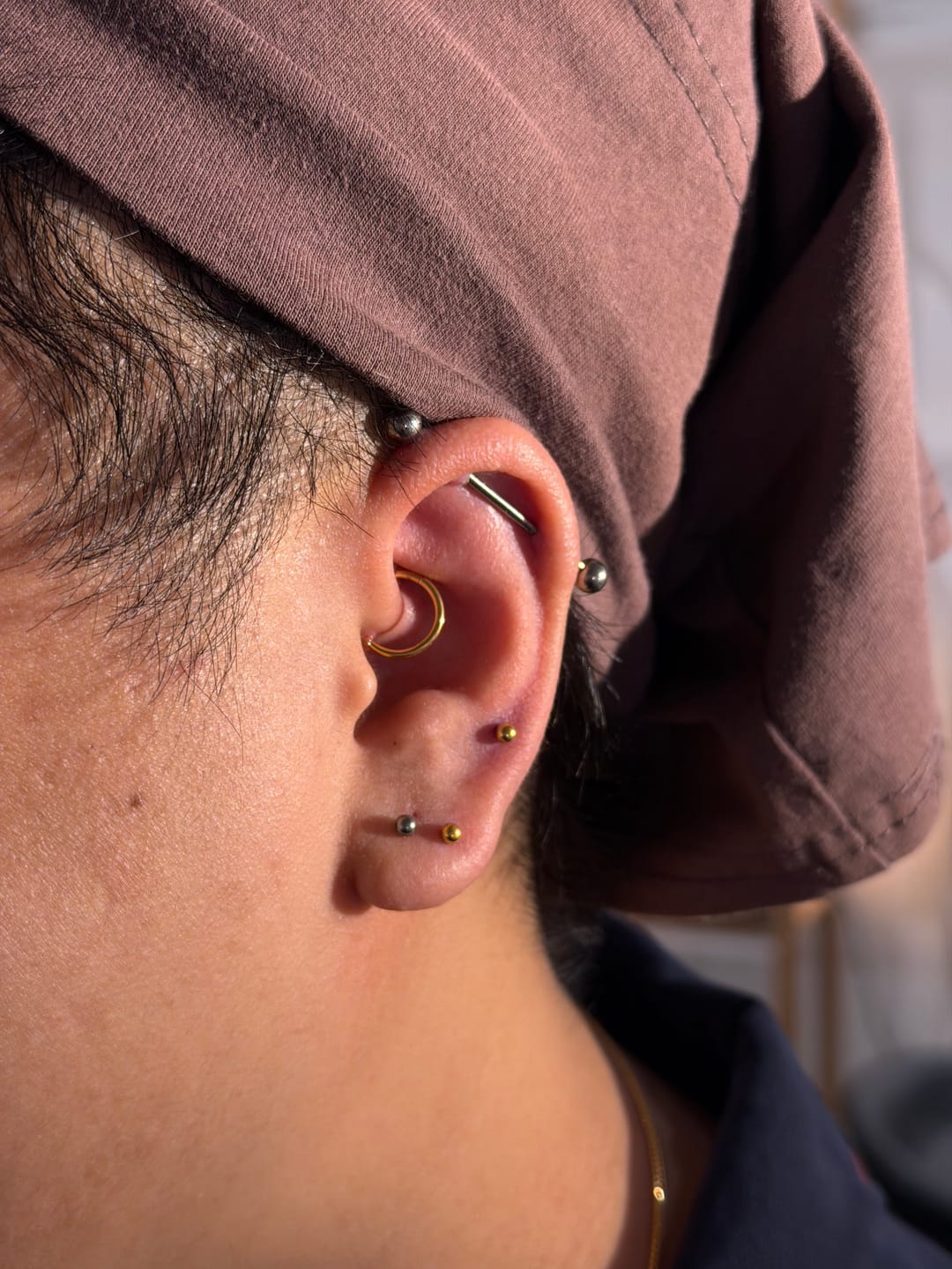 Customer photo review of Gentle Piercing