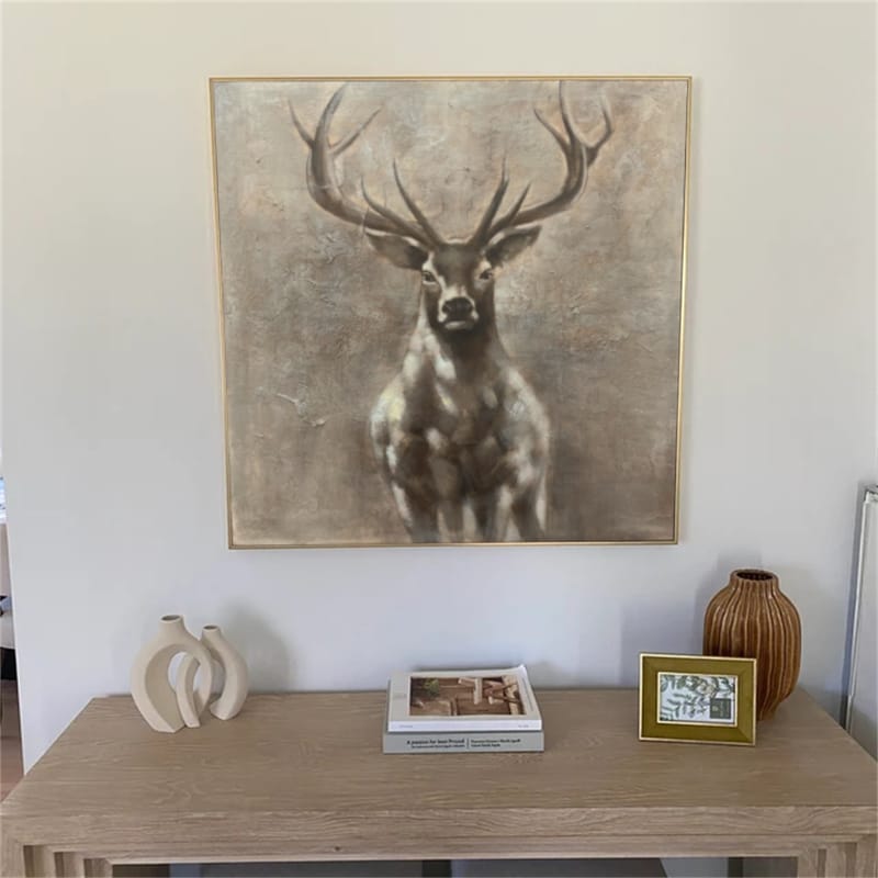 Customer photo review of Animal Canvas Art Painting #AC002