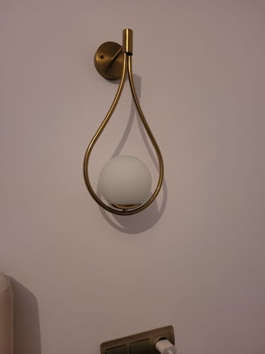 Customer photo review of Aplica Nordic Style TEARS Gold
