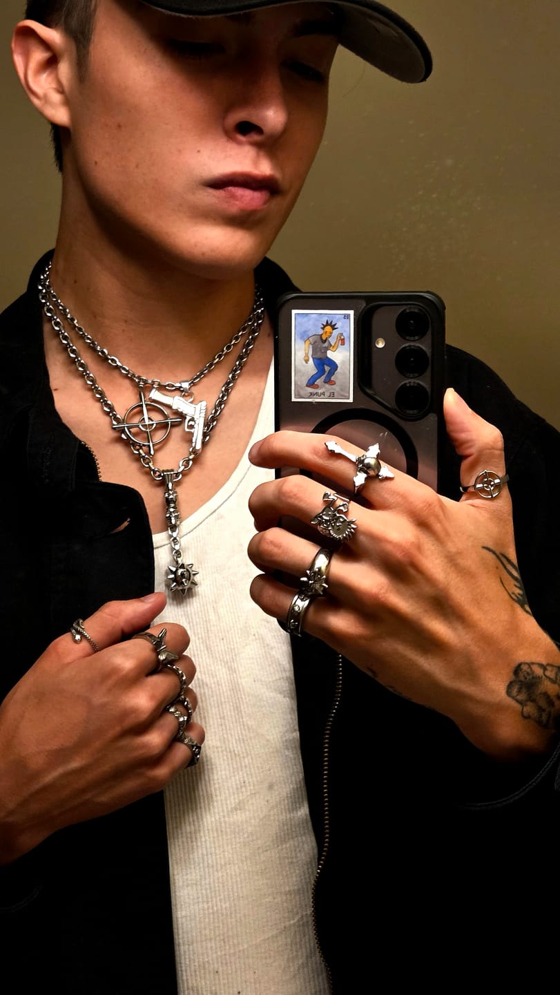 Customer photo review of LOWRIDER PENDANT