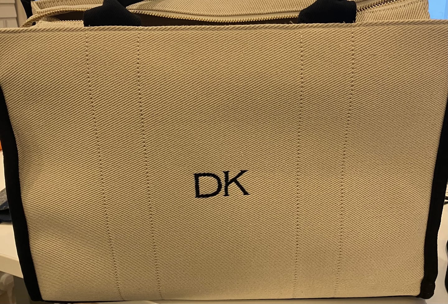 Customer photo review of Large Canvas Tote Bag