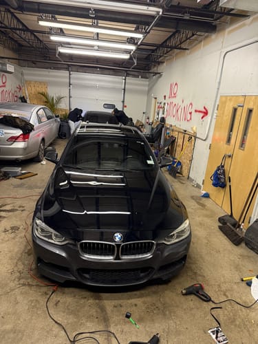 Customer photo review of Gloss Piano Black Vinyl Wrap