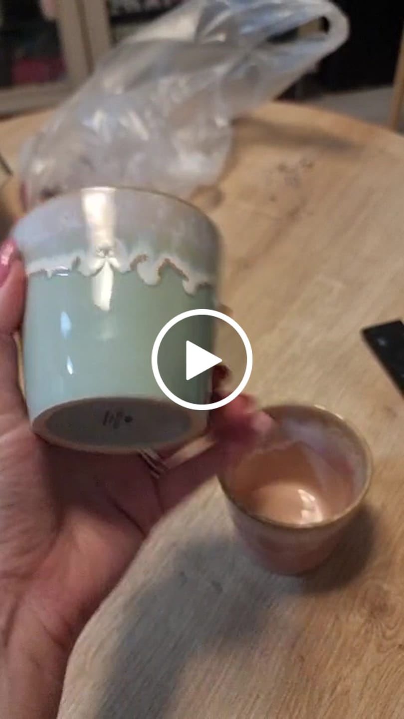 Customer video review of כוס קפוצ'ינו - סדרת ים