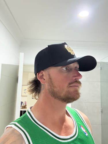 Kieren A. review of [LIMITED EDITION] LVCO CHROME GOLD A-FRAME HAT image 1 out of 1