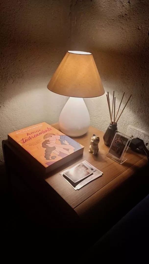 Customer photo review of Abajur de Mesa em Cerâmica com Cúpula de Linho