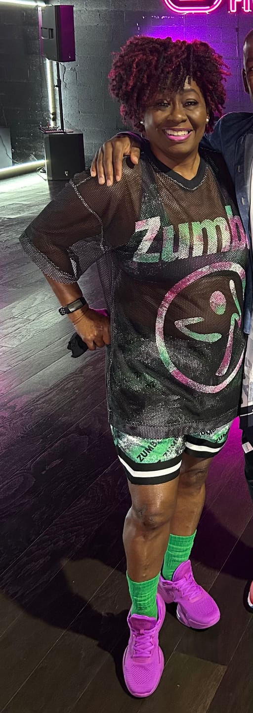 Customer photo review of Apres Zumba Men's Mesh Shorts