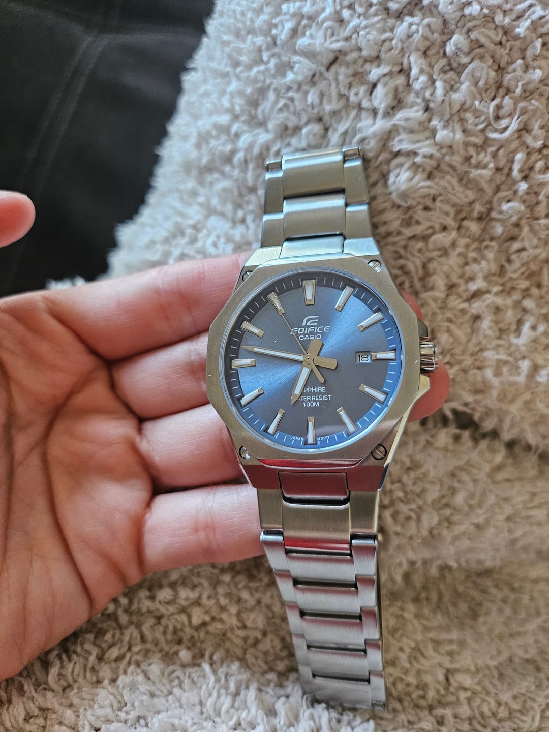 Customer photo review of Reloj Casio Edifice EFR-S108D-2AVU "Casioak" Metálico Sapphire