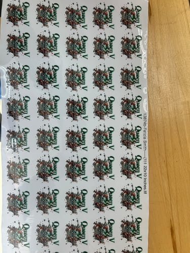 Customer photo review of UV DTF Gang Sheet (Builder)