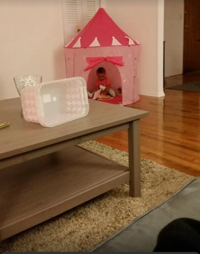 Customer photo review of 🩷 Carpa Castillo de Princesa – El Espacio Mágico Donde Tu Niña Sueña y Juega✨