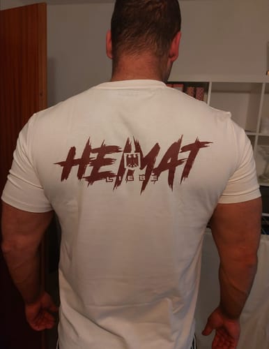 Customer photo review of Shirt - Heimatliebe - Vintage White