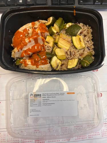 Customer photo review of EXCLUSIVE 20% OFF 5 MEAL PLAN WITH CODE ZERODOUBT20 - FIRST 3 ORDERS