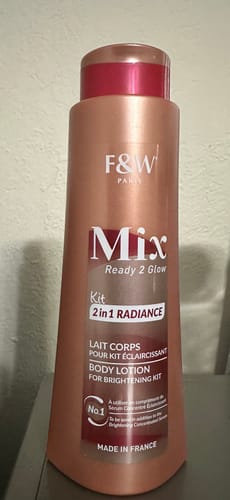 Customer photo review of Fair And White MIX Brightening Kit Body lotion and Serum 400ml